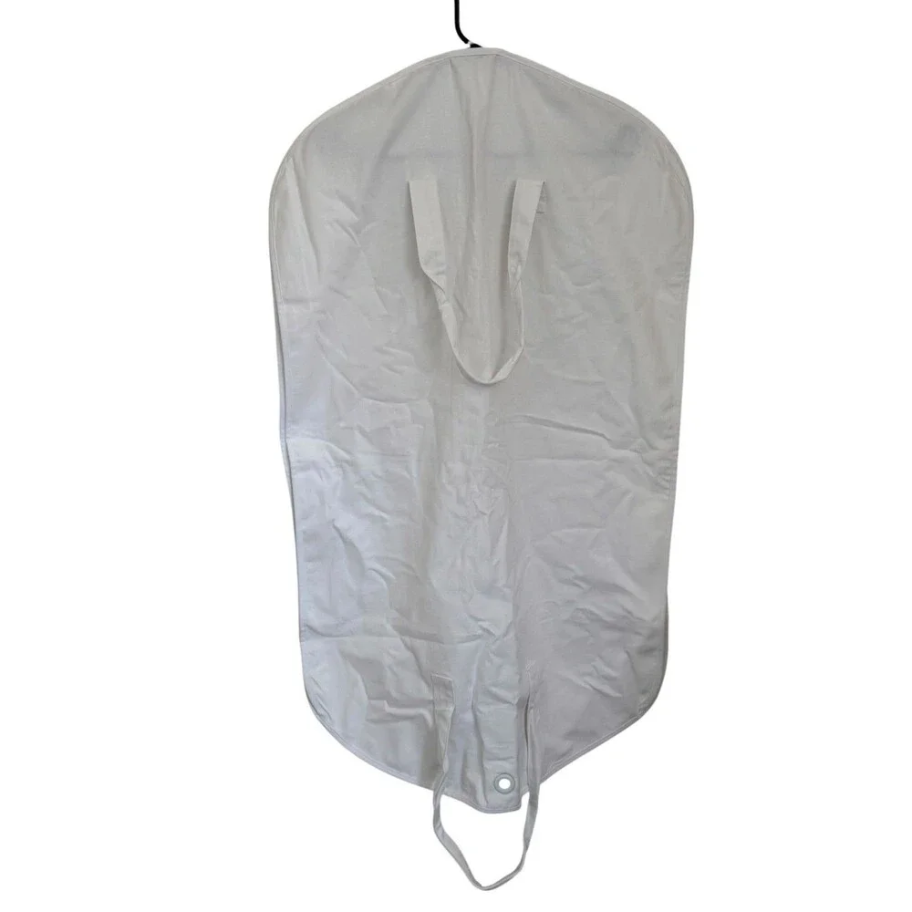 Dior White Garment Bag Suit Dress Travel Storage Cover Hanging Dust Bag Large